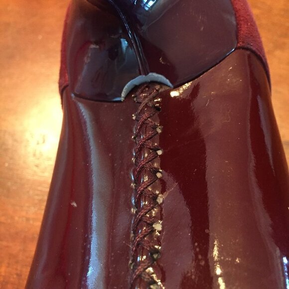 TOD's Super Sexy Patent/Suede Stiletto Heels - Picture 9 of 13